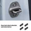4Pcs Car Door Bumpers Silicone Shock Absorbing Pad for Quiet Closure Prevent Dents in Narrow Parking Spaces