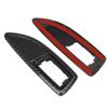 2x Carbon Fiber Look Fender Side Lamp Cover For Vauxhall Corsa D / VXR 2006-2014