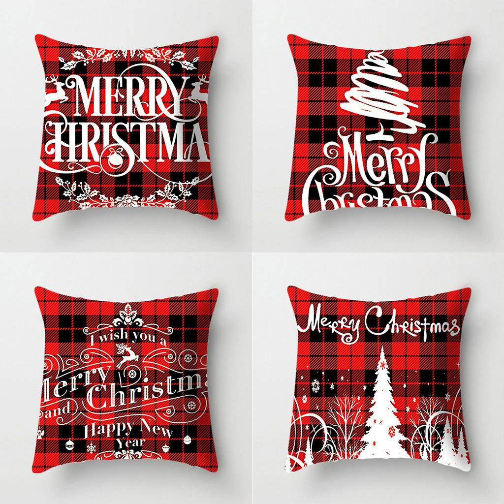 45cm Christmas Four Piece Pillowcase Set  Christmas Decoration Home Decoration 2024 Christmas Decoration