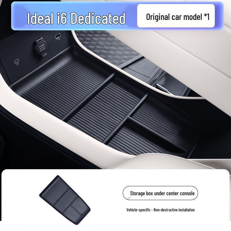 Specialized Car Center Console Lower Storage Box for Model 25 – Interior Modification Accessory Ideal i6