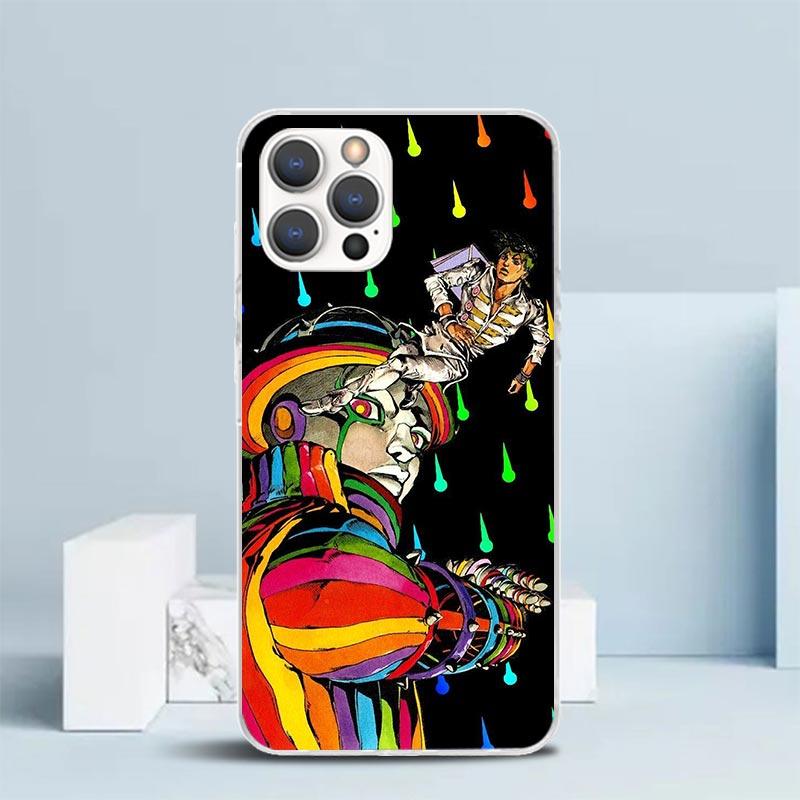 JoJo Adventure Rohan Kishibe Phone Case For IPhone 16 17 Air 16E 15 14 Plus 13 Mini 12 11 Pro Max 7 8 + SE 2020 Soft TPU Back Co