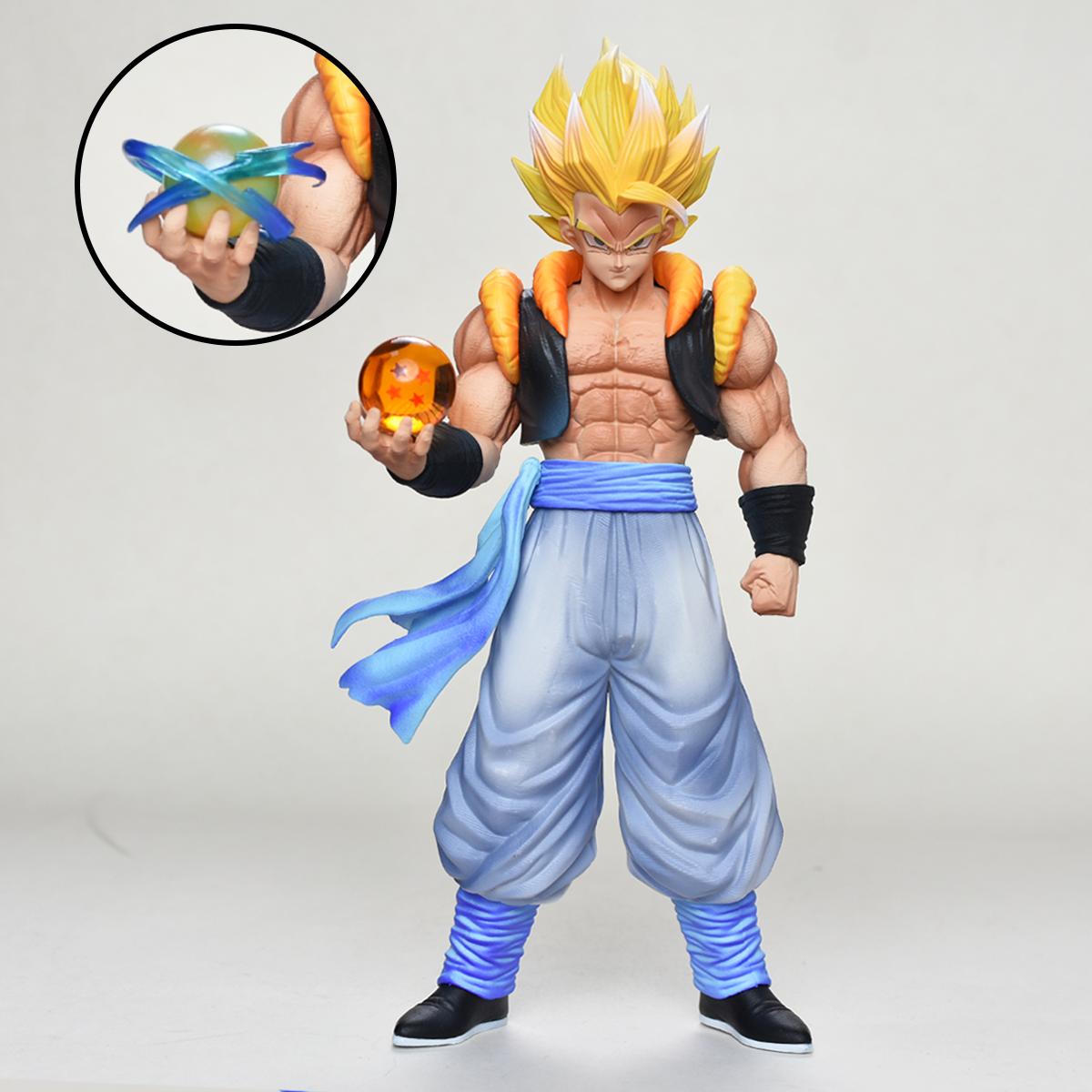 29.5cm/11.41in Anime Dragon Ball Z Gogeta Figure DBZ Gogeta Action Figure Statue Collectible Model Toy Gift