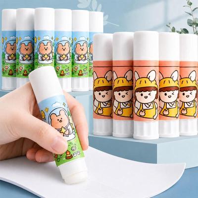 High Viscosity Creative Cartoon Glue Stick: Cute, Solid, Eco-Friendly for Office, Student, or Children's Handmade Craft Stationery