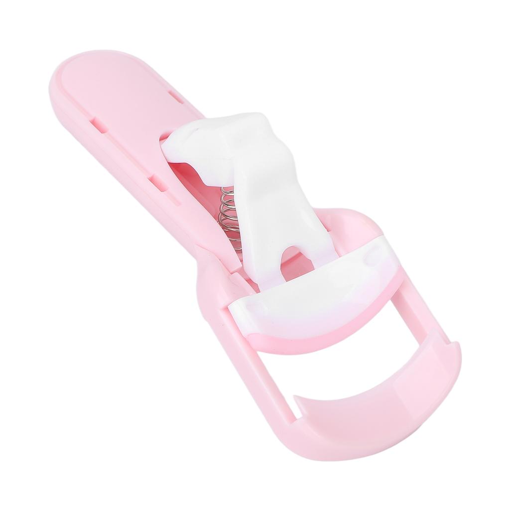 Eyelash Curler Professional Home Beauty Salon Portable Ergonomic Press Type Lash Curler Makeup Tool (Pink)