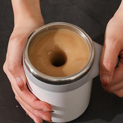 Automatischer Rührbecher für Kaffee und Milch 380 ml Elektrischer Mischbecher Wärmer Flasche für heiße Schokolade Kaffee Tee Outdoor-Reisen