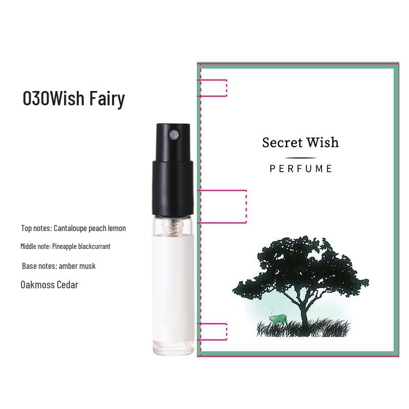 3ml Women's Light Fragrance Sample Card - Long-Lasting Q Version Spray, Men's Gift