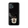 Para Realme 9 Pro Plus Funda Divertida de Silicona Suave Cubierta de Teléfono Para Realme 9 4G Funda Negra Carcasas con Parachoques Resistentes a Golpes Para Realme 9 Pro+
