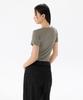 MUSINSA STANDARD WOMAN Women'S Ribbed Slim Fit T-Shirt [Taupe]