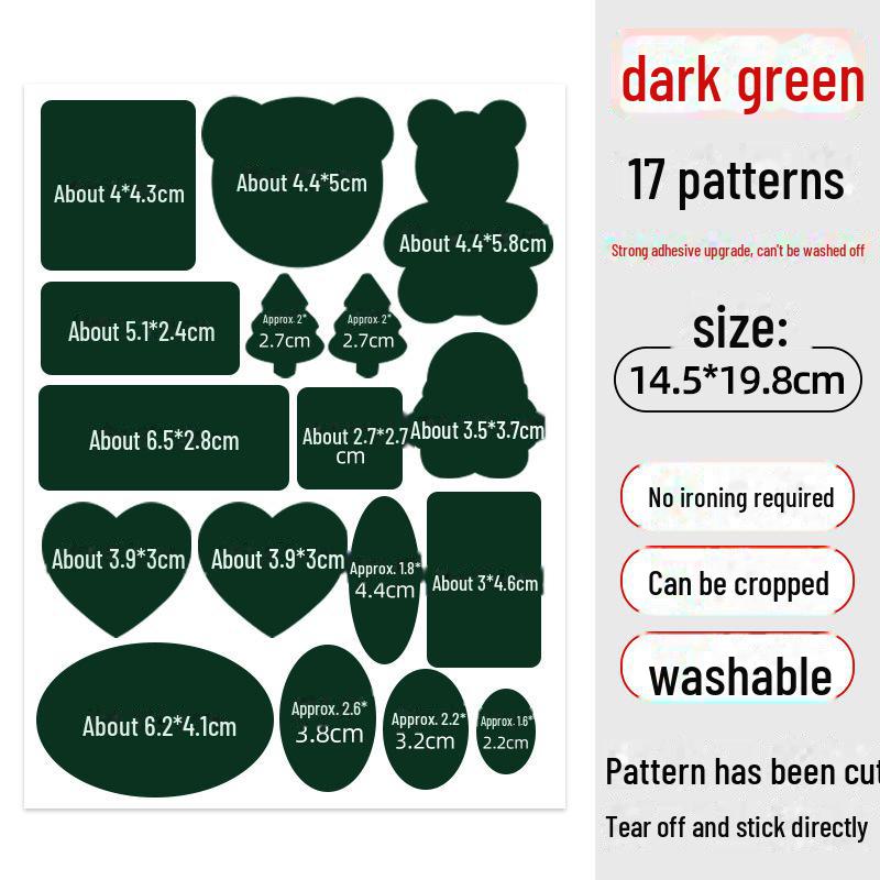 High-End Washable Self-Adhesive Down Jacket Repair Patch