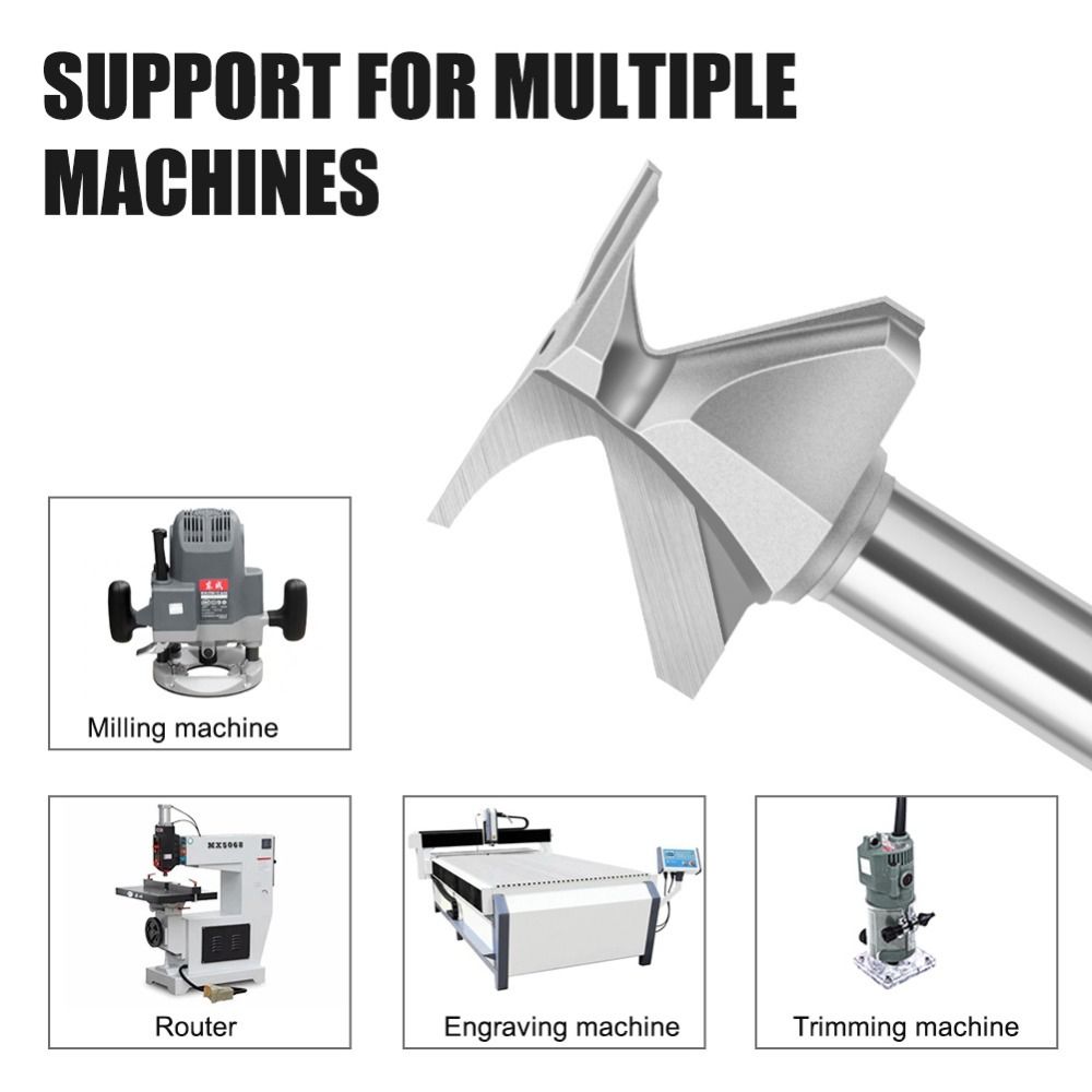 R10/R18/30/50 Arc Bending Integrated Cutter 1/2 Inch Shank High Precision Forming Cutter Professional Woodwork Tools Router Bits