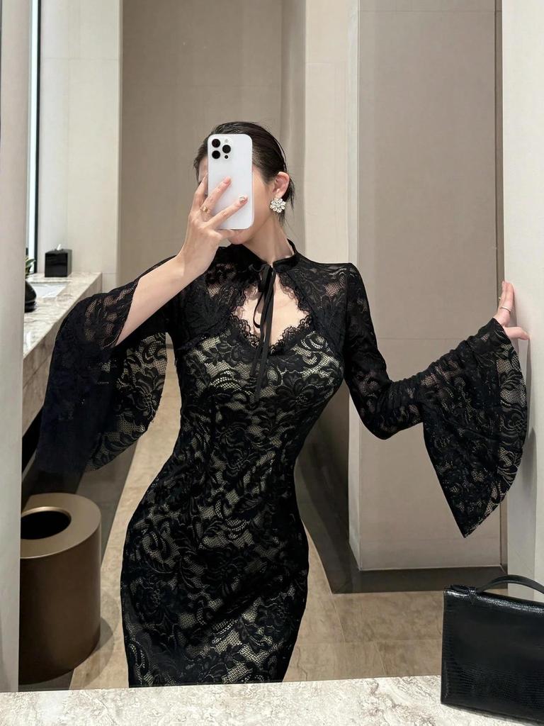 Chic Heiress Slim-Fit Bodycon Dress - Elegant Sexy Style