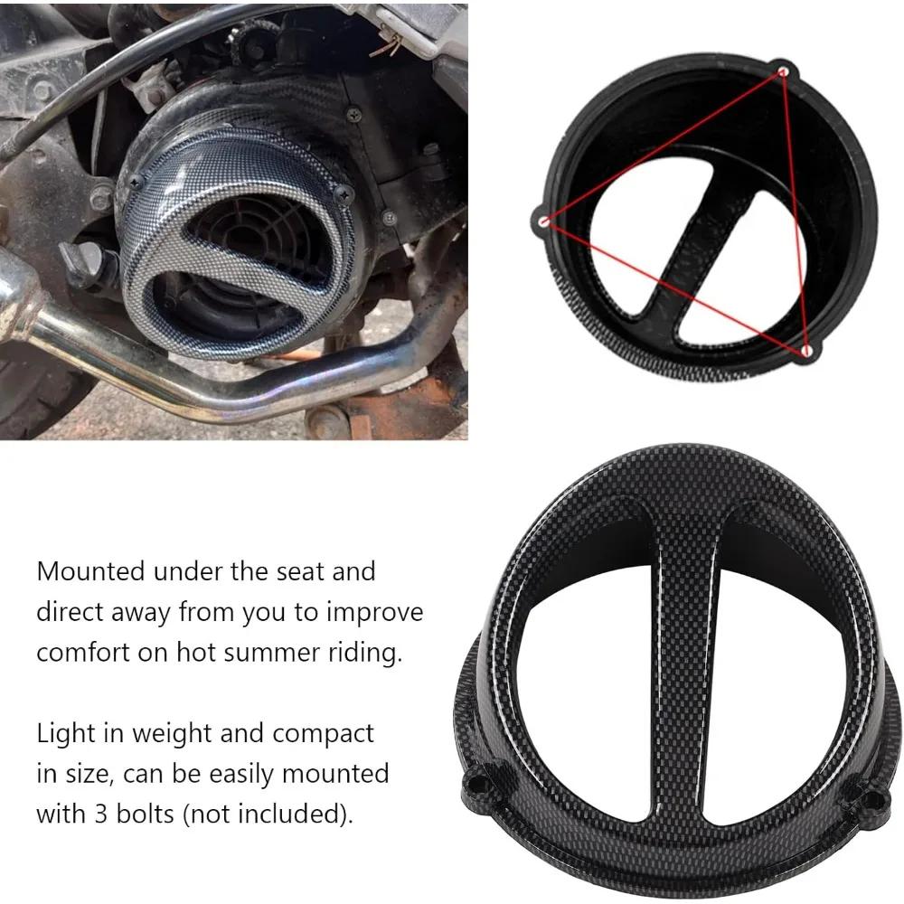 Engine Cooling Fan Cover, Motorcycle Fan Cover Air Scoop Cap Spare Parts for Jog50 90 Dio ZX Gy6 Motorcycle Scooter Air Scoop
