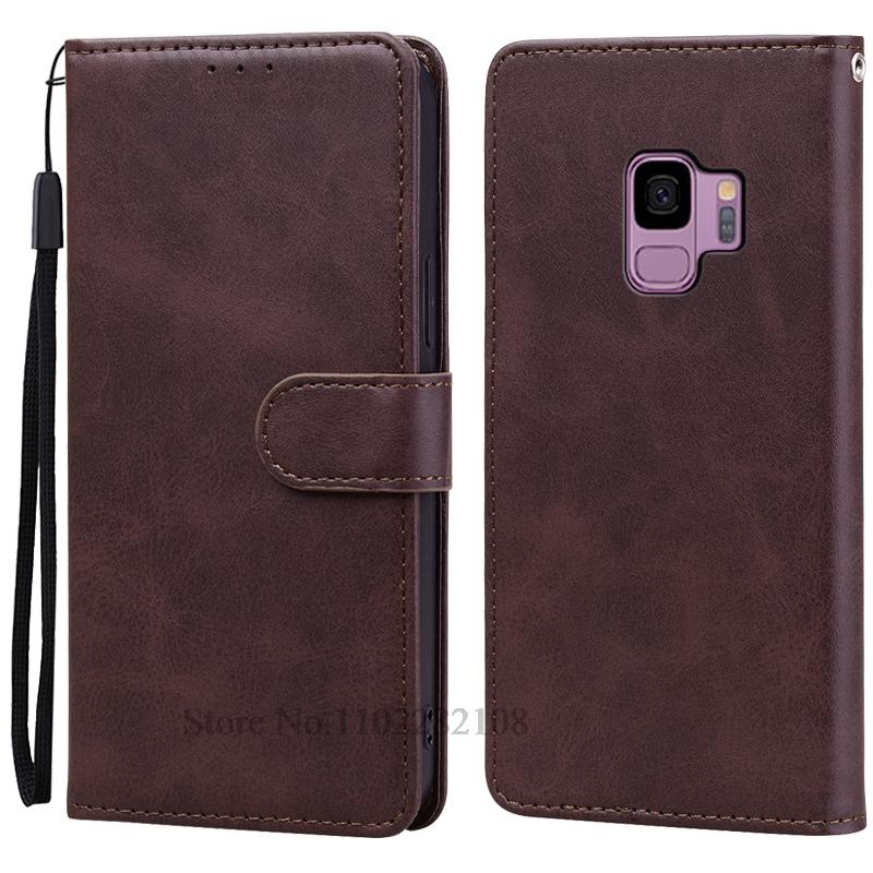 

S9/S9 Plus Case For Samsung Galaxy S9 Case Wallet Flip Leather Cover For Samsung Galaxy S9 Plus Case S 9 Book Wallet Cover Funda For Samsung S9 кавовий