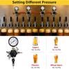 Beer Secondary Regulator,Commercial Brewing Co2 Regulator for Independent Control & Setting Specific Pressure for Different Beer