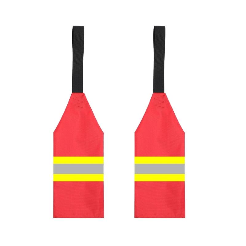 Reflective Red   Safety Flags   Fabric Ideal for Towing sTrucks Outdoor Water Adventure