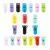 Kovict 10pcs Plastic Colour Pacifier Clips Wholesale for DIY Pacifier Chain Clamp Accessories Jewelry Making Bulk Crafts
