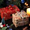 73*51 cm Nytt julegavepapir Europeisk stil Retro Kraft gavepapir Snowflake juletre