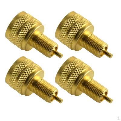 4 szt. Mosiężny zewnętrzny złoty otwór w oponie Adapter trzpienia zaworu reduktor 22mm