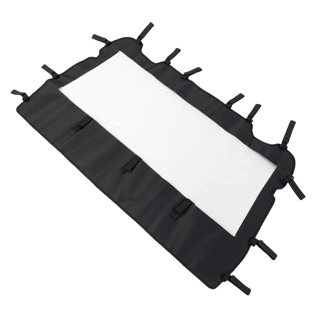 Weiche wetterfeste klare PVC-Rückscheibe für UTV, Staubschutz-Ersatz für Polaris RZR XP 1000 2014 2023