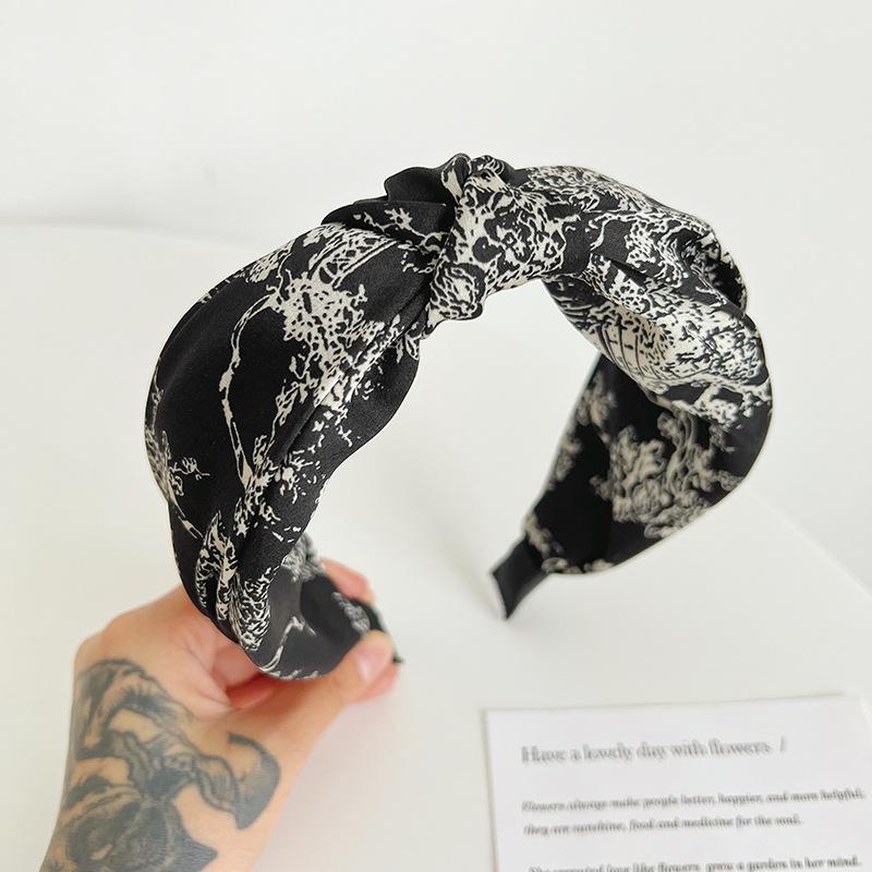 Bohemian Bohemian Flower Silk Satin  Big Knot Hairbands Headbands Ornament Accessories Hair Accessories