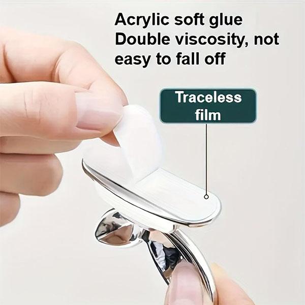 Touchless Toilet Lid Lifter - Self-Adhesive, Easy Install Bathroom Accessory Toilet Paper Holder Toilet Brush And Holder Set