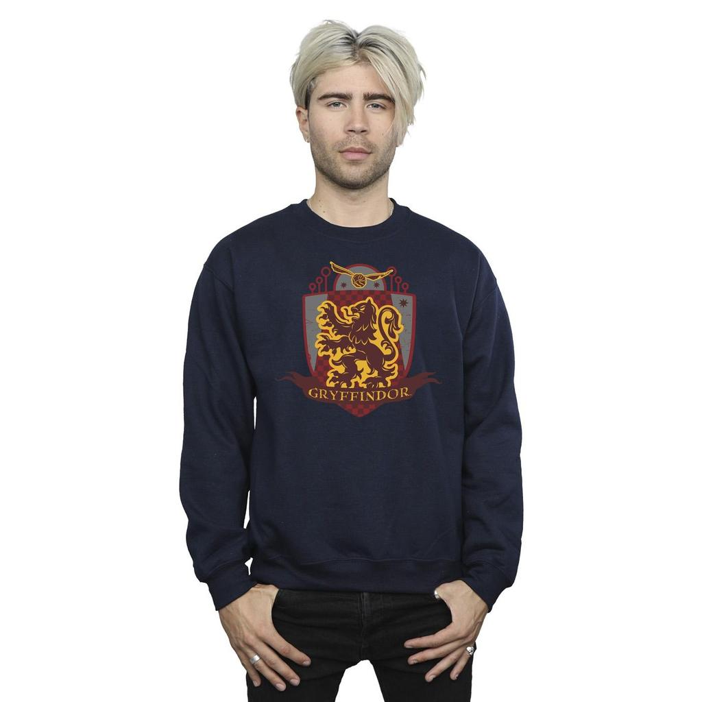 HARRY POTTER Mens Gryffindor Chest Badge Sweatshirt
