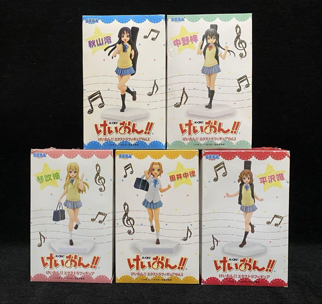 

[USED] K-ON!! 5 Extra Figures: Mio Akiyama, Azusa Nakano, Yui Hirasawa, Tsumugi Kotobuki, and Ritsu Tainaka