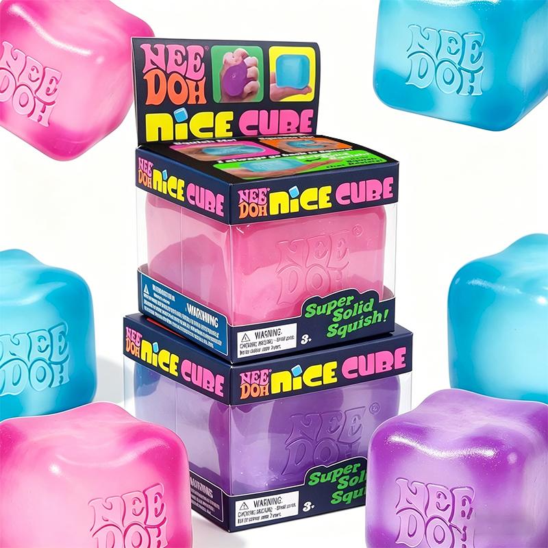 In Stock Schylling Needoh Nice Cube Maltose Squishy Toy Stress Anxiety Relief Sensory Fidget Gift for All Ages