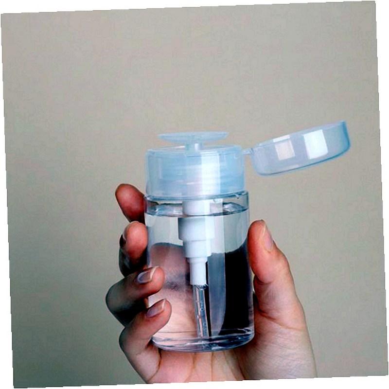 One-touch Toner Remover 200ml Pump-type Lip & Eye Remover Makeup Refill Container Remover Container