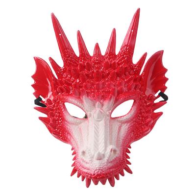 Halloween Zahraniční obchod Hororová dračí maska Tanec Bude na Video Představení Karnevalová párty 3D Stereoskopická maska