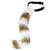 Plush Furry Animal Tail Costume Accessory for Halloween Party
