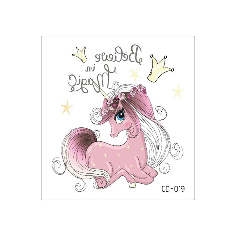 Waterproof Temporary Tattoos for Kids - Flamingo & Unicorn Designs