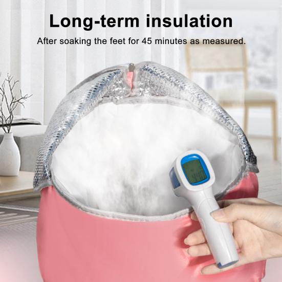 Folding Foot Bucket Stable Trapezoidal Design Anti-Tilt High-Temperature Resistant Foot Bath Basin Foot Soaking Tub