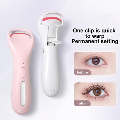 Electric Heated Eyelash Curler 3 Temperature Setting USB Rechargeable Portable Quick Heating Women Eye Lashes Curling Tools
