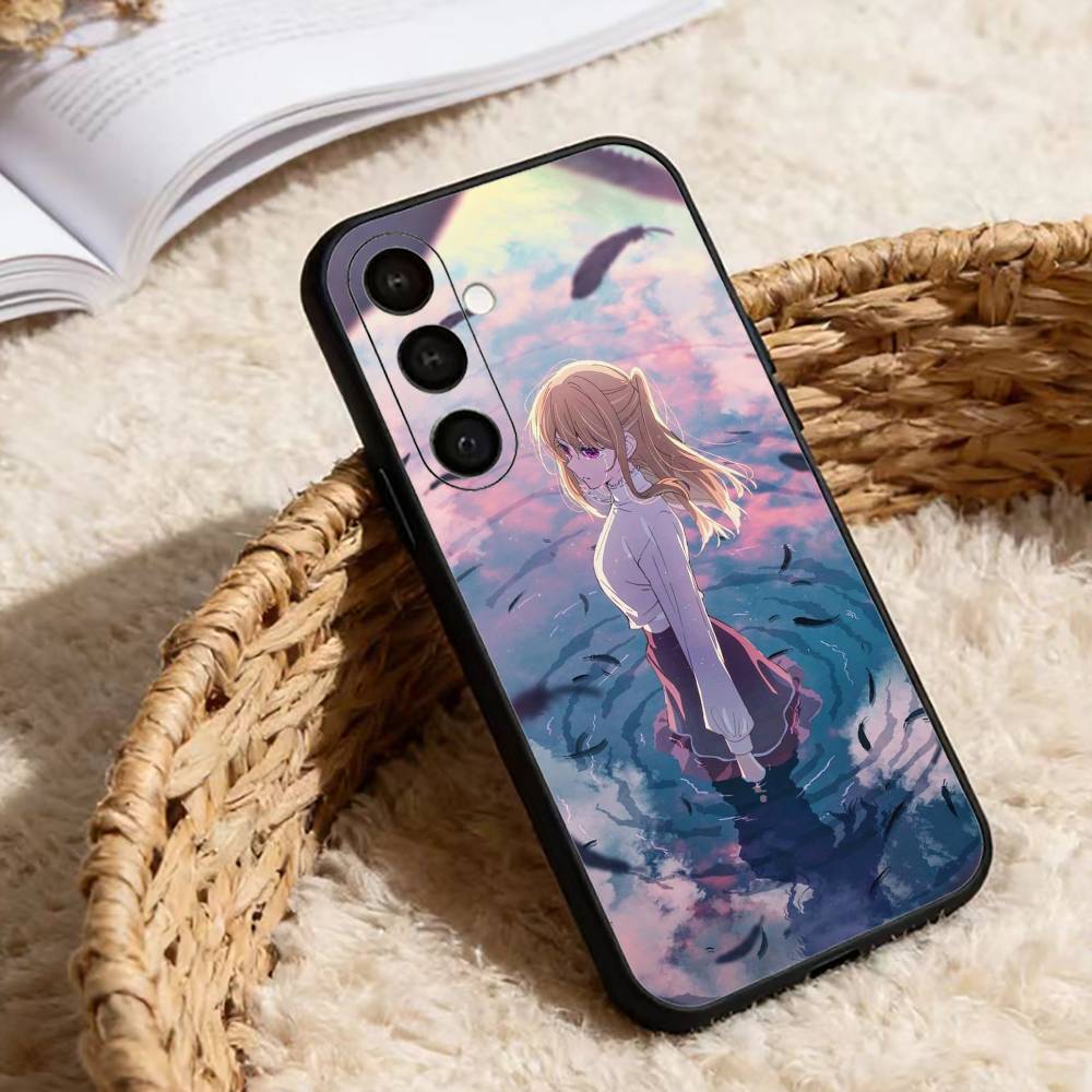 Anime O-Oshi No Ko Phone Case For Samsung Galaxy A91,80,73,72 ,71,53,52,32 ,31,22,21s,20,Soft Black Case