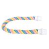 Bird Rope Perch Colorful Flexible Cotton   Swing Climbing Standing Toy for Cockatiels Parakeets