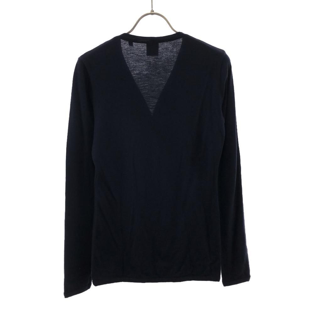 ASPESI Made In Italy Wool Long Sleeve Knit Cardigan XS Navy Women Used