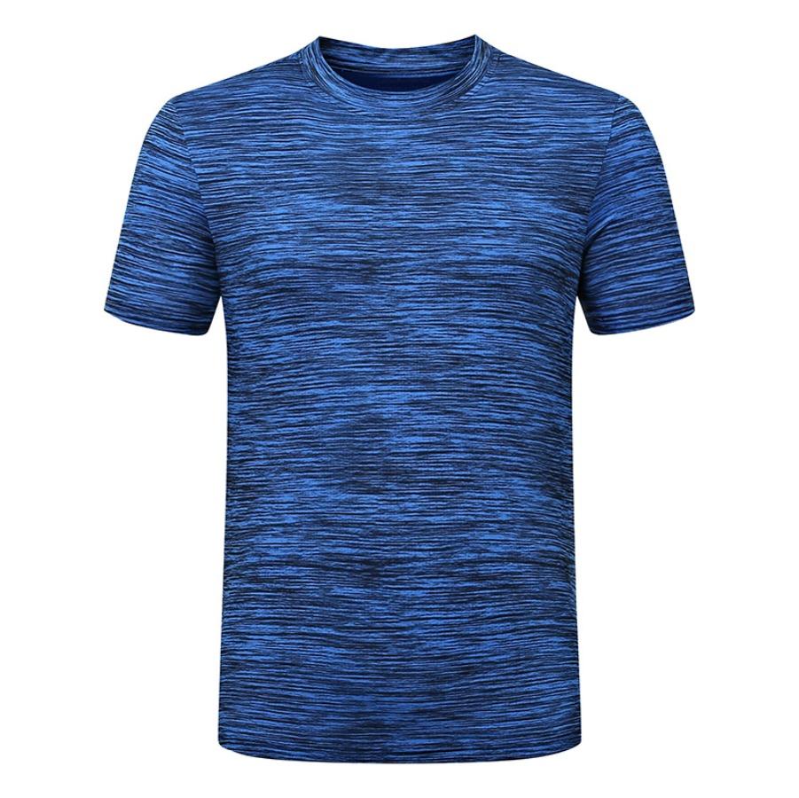 Letní oversized pánské tričko s krátkým rukávem a kulatým výstřihem, rychleschnoucí tričko Sportovní outdoorová trička odvádějící pot