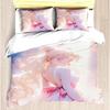 Mädchen Modern Bedrucktes Bettbezug-Set American Girl Lori Rosa Bett Tsukino Bunny Polstersets 3 Teile