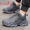Shuangxing Men's High-Top Dad Sneakers