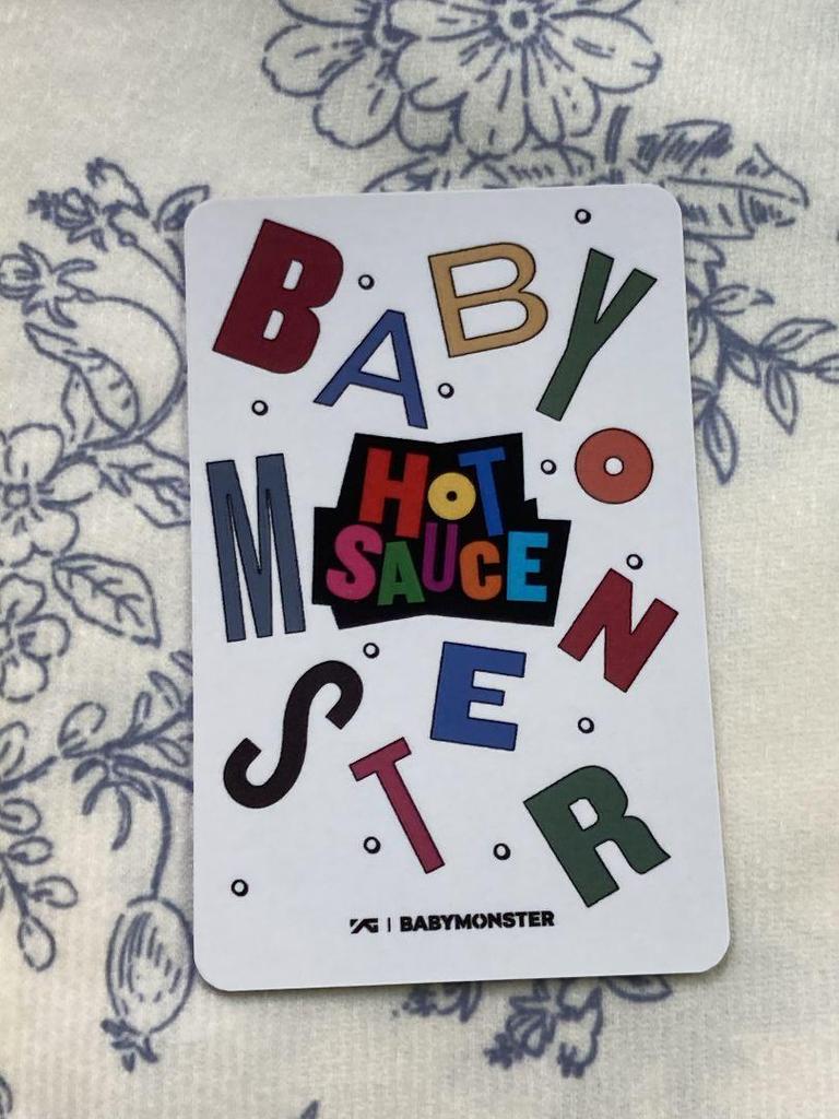 [USED] Babymonster Limited Edition Ahyeon Hot Sauce Trading Card