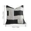 Geometric Weaving Patterns Silk Texture Throw Pillow Cover Zipper Closure Cushion Cover  Sofa