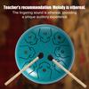 Steel Tongue Drum 4/6 Inch 8/9 Tone Rain Drum for Outside Garden Sound Healing Musical Instruments for Adults Kids Mini Handpan Drums