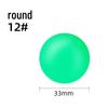 Silicone Olive-Shaped Fluorescent Fishing Float Tail Magnifier Bean