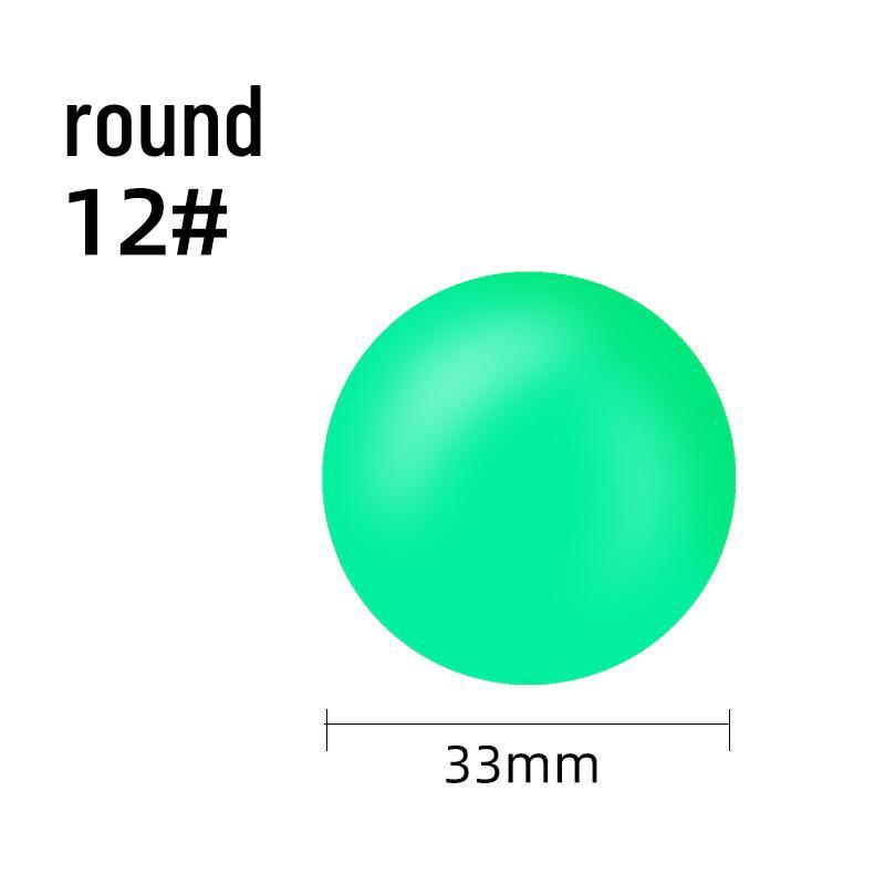Silicone Olive-Shaped Fluorescent Fishing Float Tail Magnifier Bean