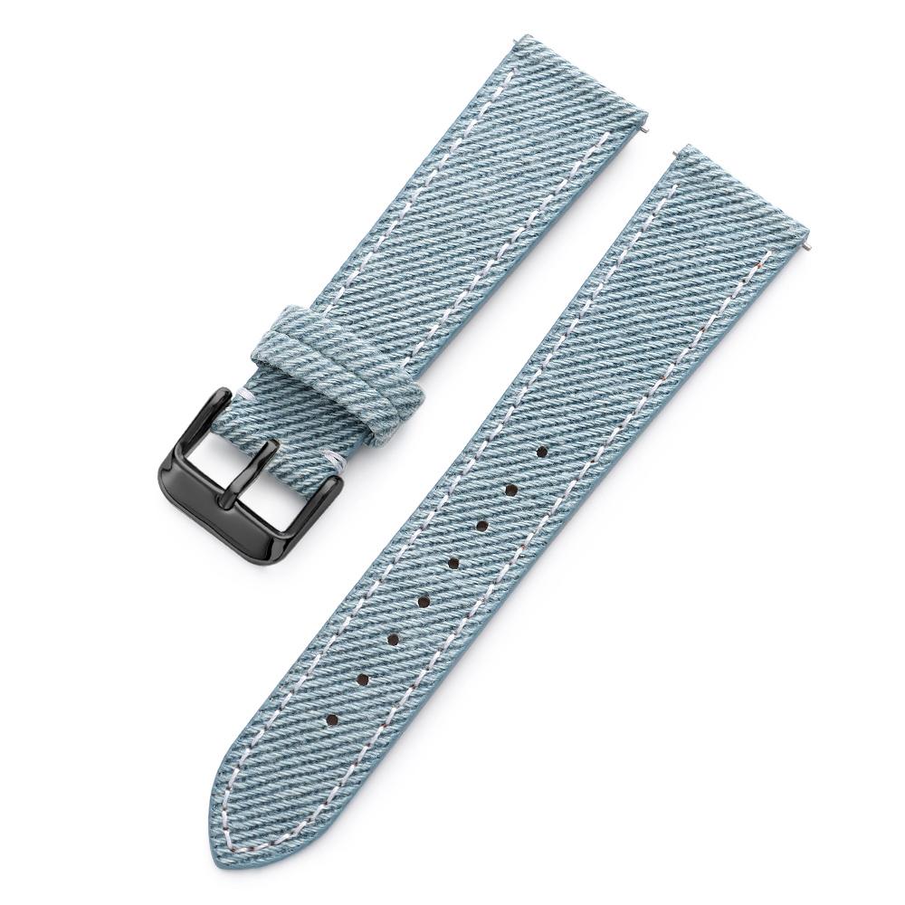 Nylon Leather Watch Band 18mm20mm 22mm Black Gray Brown Canvas Universal Soft Watchband Business for Men Women Watch Accessories