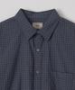 ANOTHER OFFICE Bold Garment Gingham Check Shirt (Smoky Indigo)