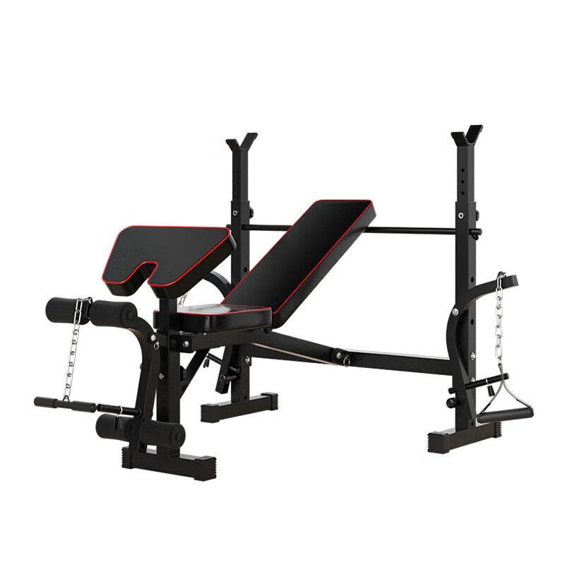 Multifunctional Weightlifting Bench and Fitness Rack Set