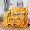 Cartoon Cute Yellow Cat G-Garfield Anime Blanket Flannel Extra Large Warm Soft Sofa Bed Bedroom Portable Blanket Bed Cover Gift