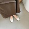 Square-toed Soft-soled Single-shoe Women's New Shallow-mouthed Flat Ballet Shoes